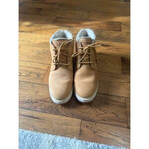 Timberland Men's Richmond Tan Suede Fur Lined Chukka Boots Waterproof Size 12
